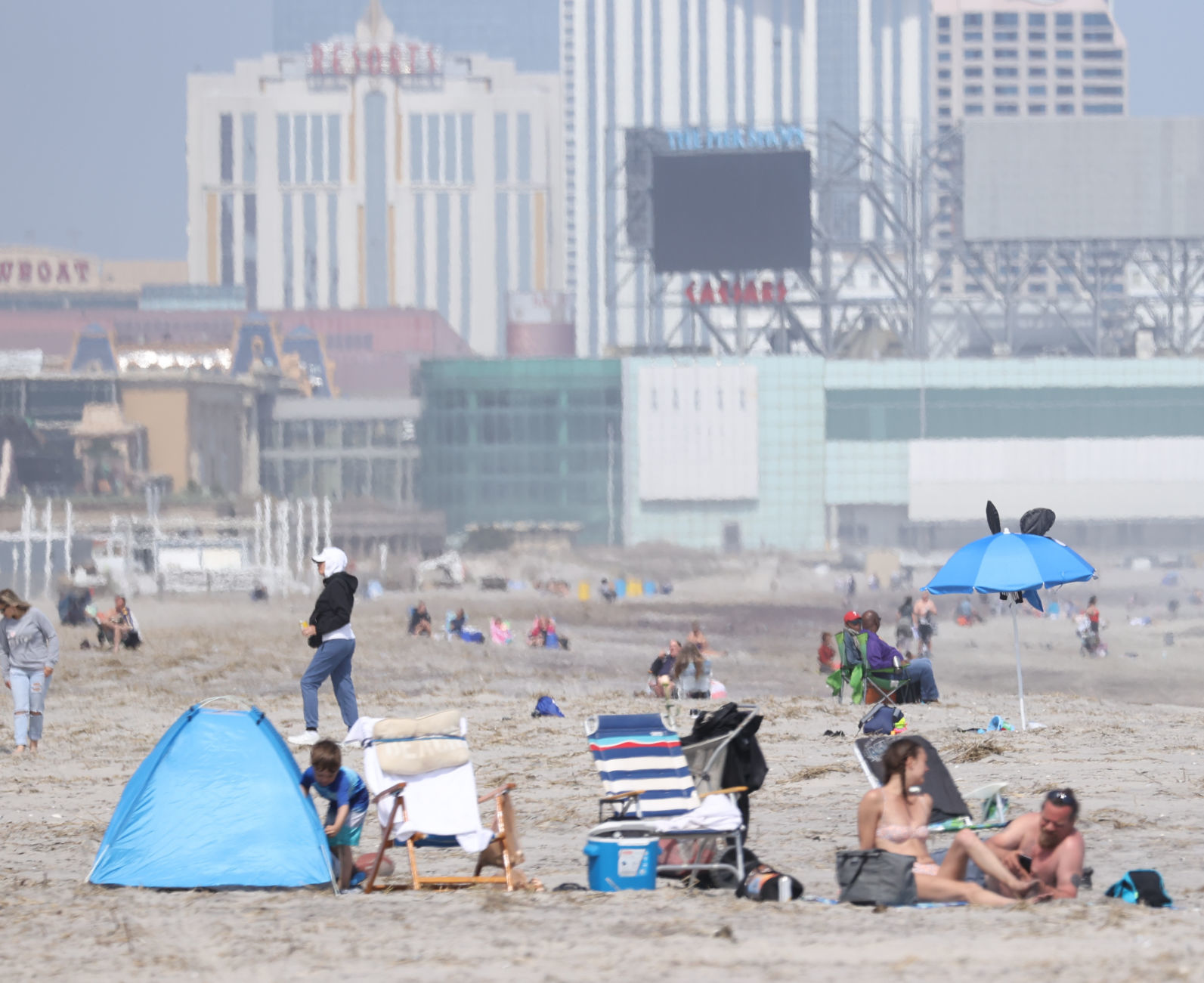 Atlantic City Boardwalk Beach